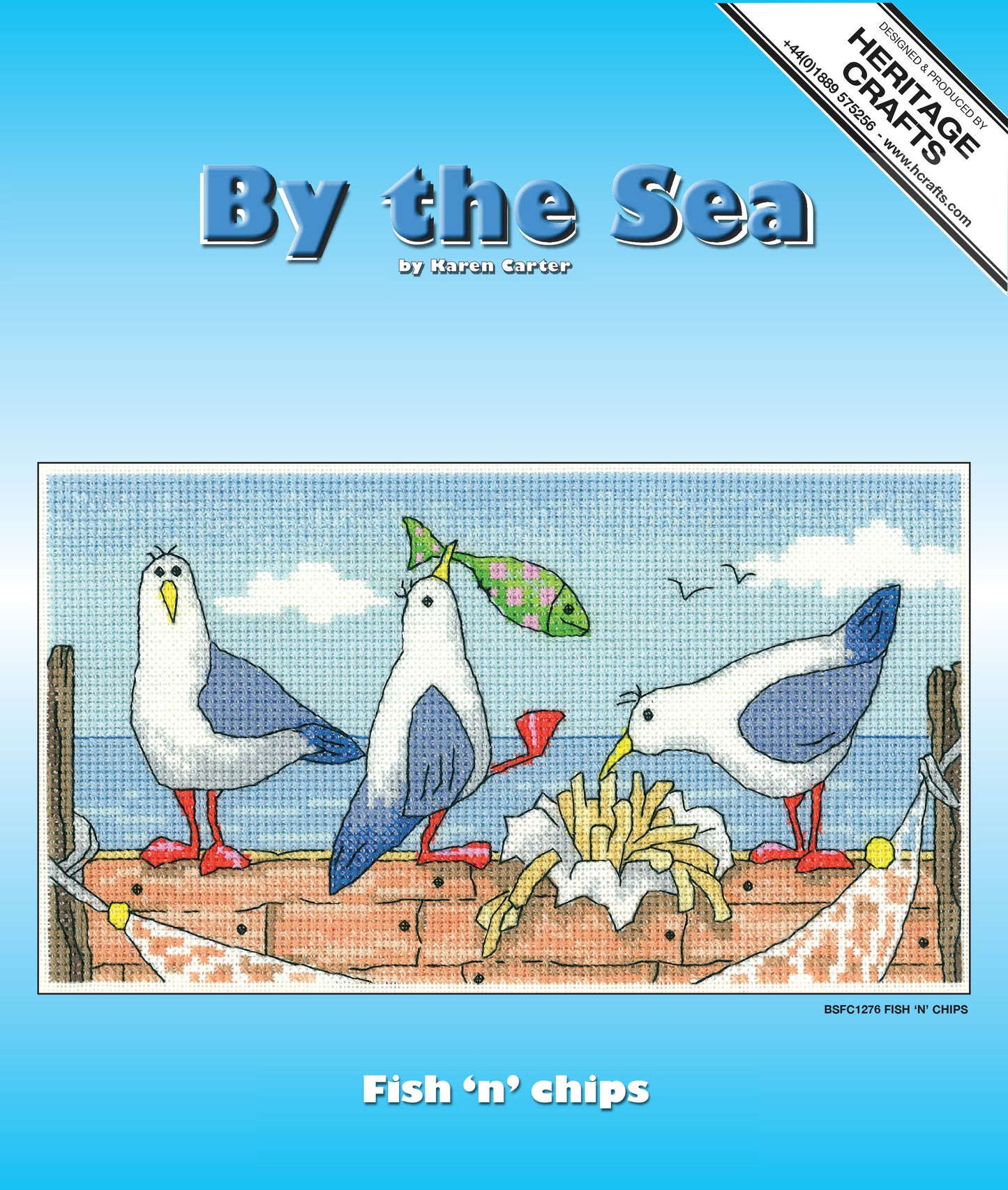 Fish 'n' Chips cross stitch kit - BSFC1276