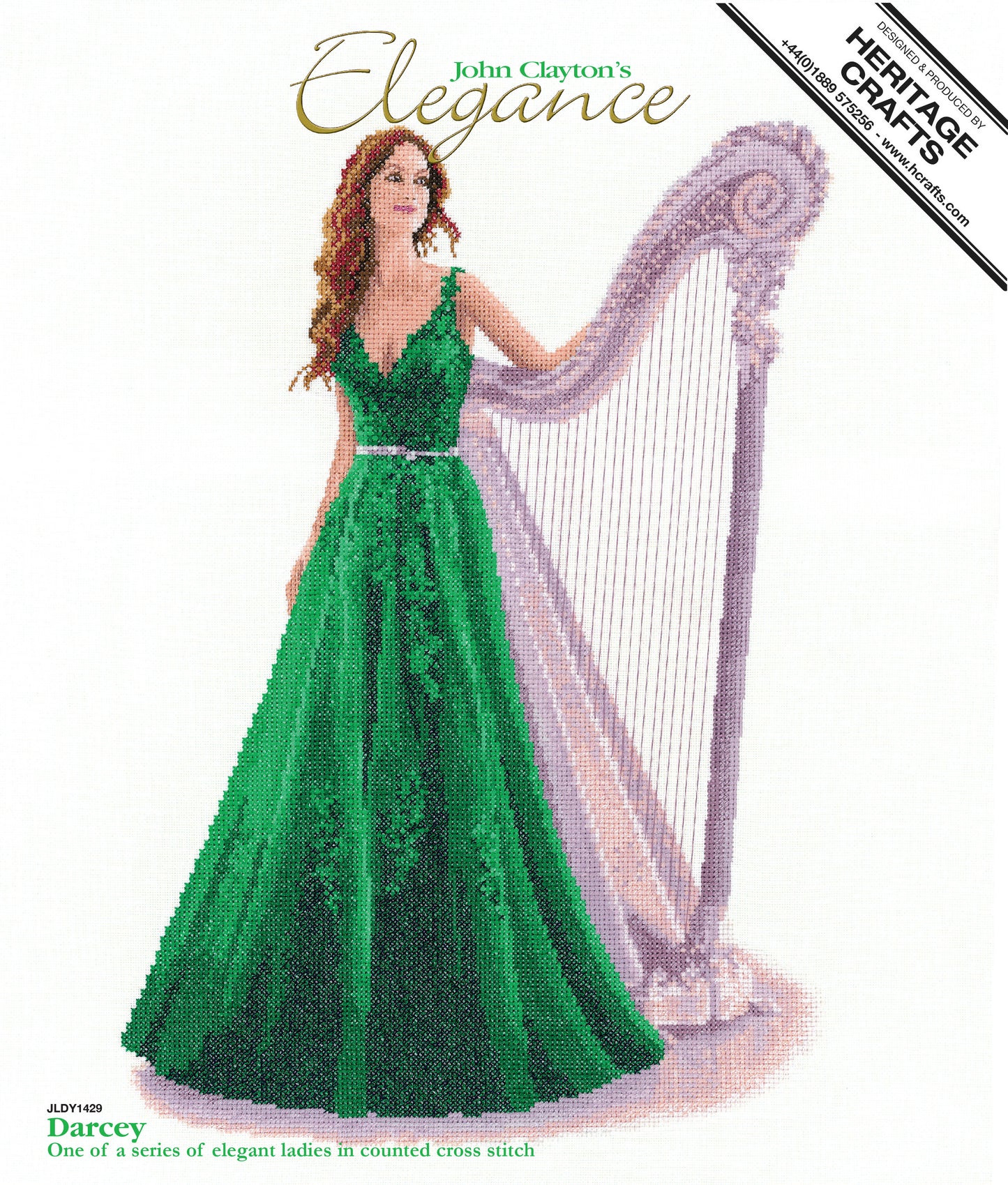 Darcey cross stitch chart pack - JLDY1429C