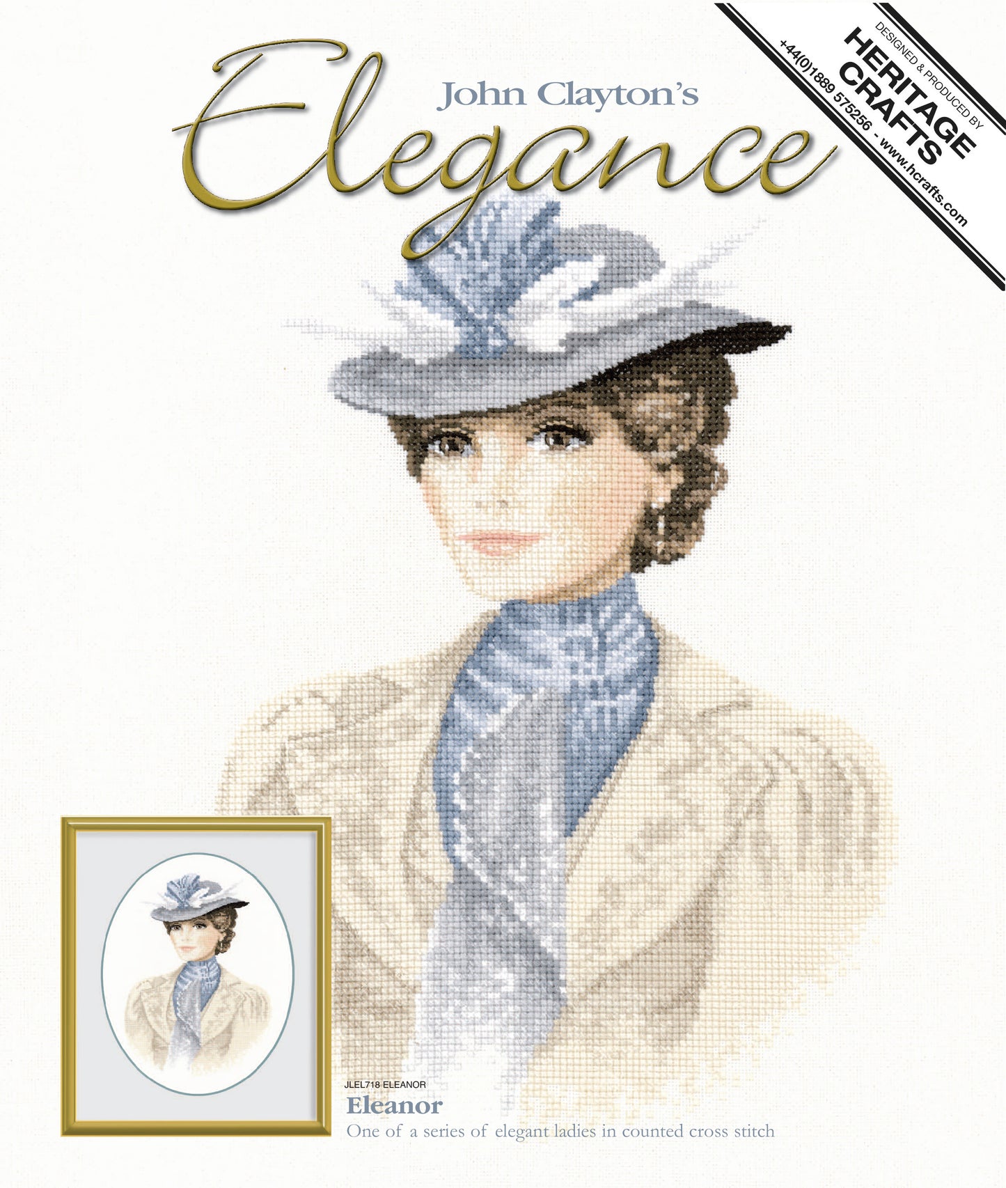 Eleanor cross stitch chart pack - JLEL718C