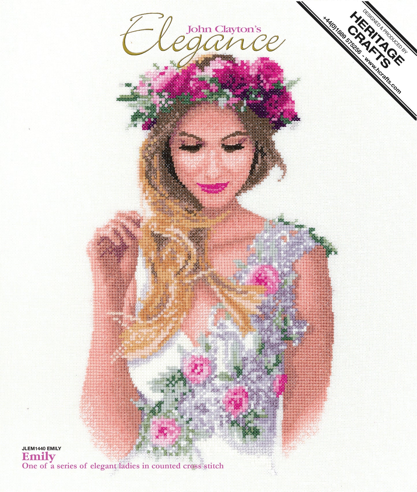 Emily cross stitch chart pack - JLEM1440C