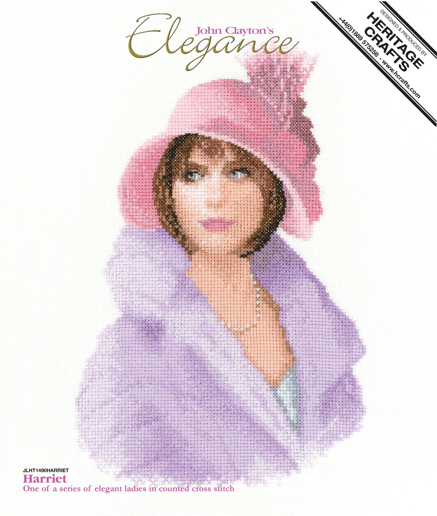Harriet cross stitch chart pack - JLHT1490C