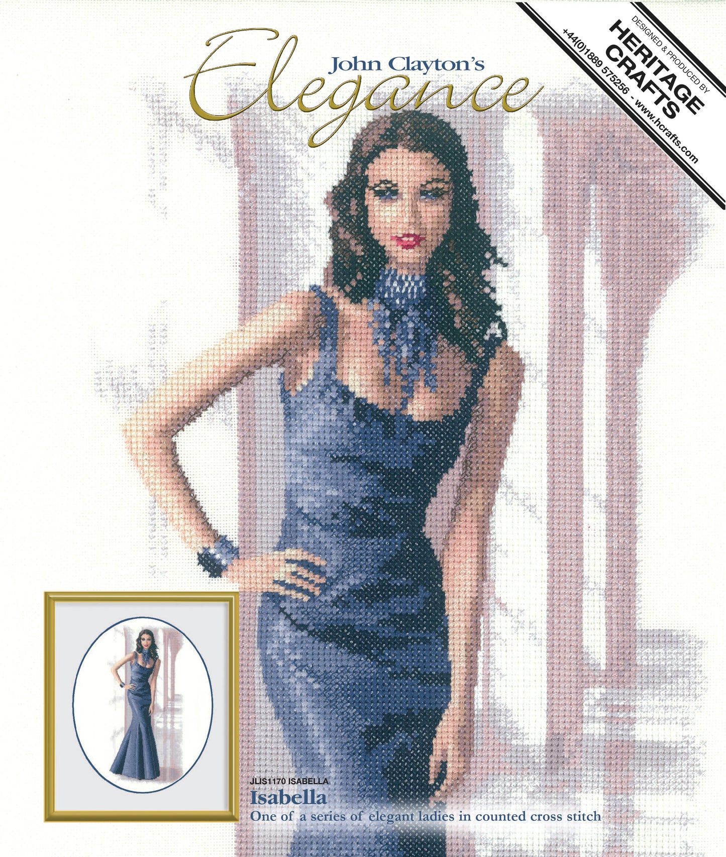Isabella cross stitch chart pack - JLIS1170C