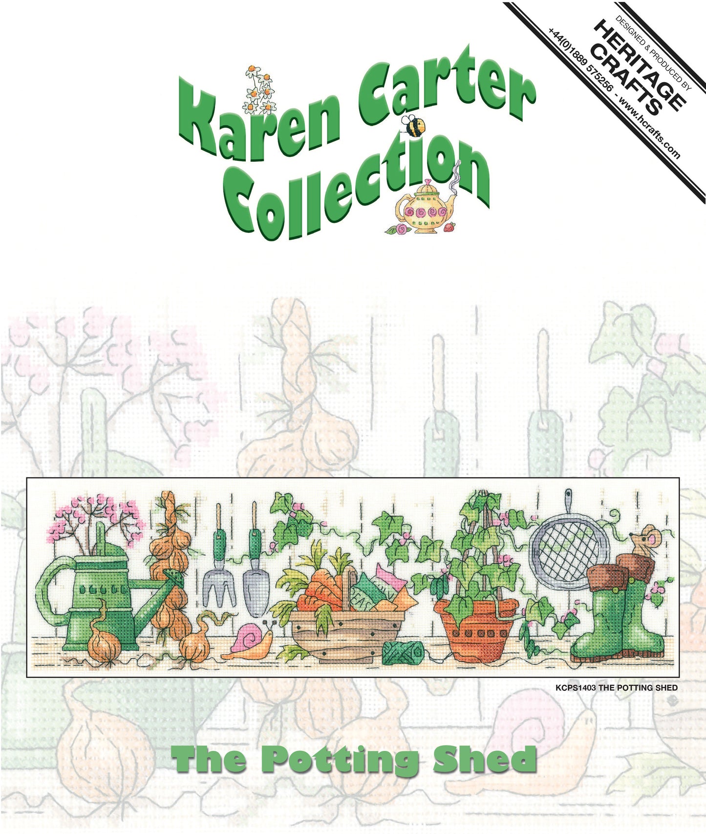The Potting Shed cross stitch kit - KCPS1403