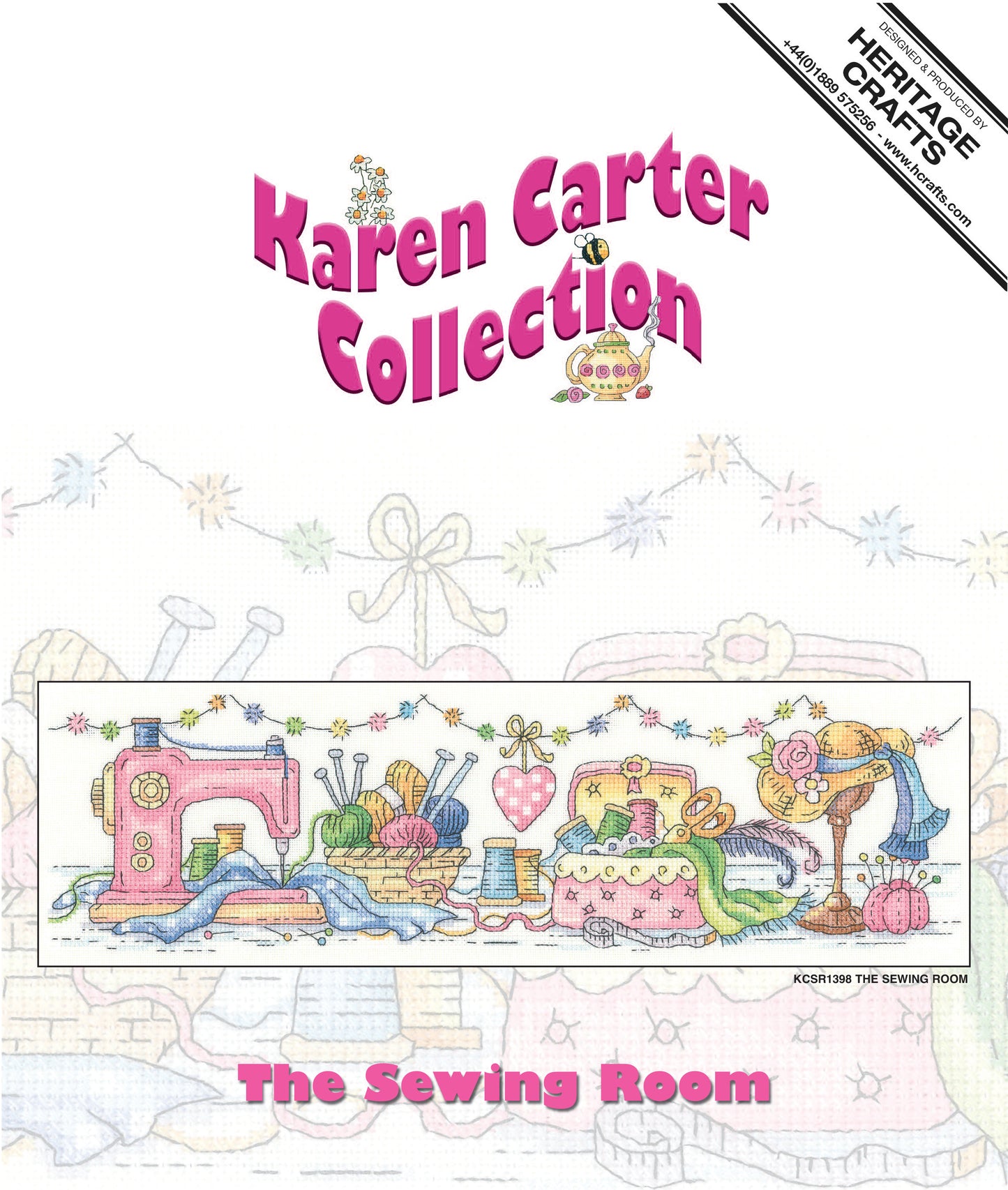 The Sewing Room cross stitch kit - KCSR1398