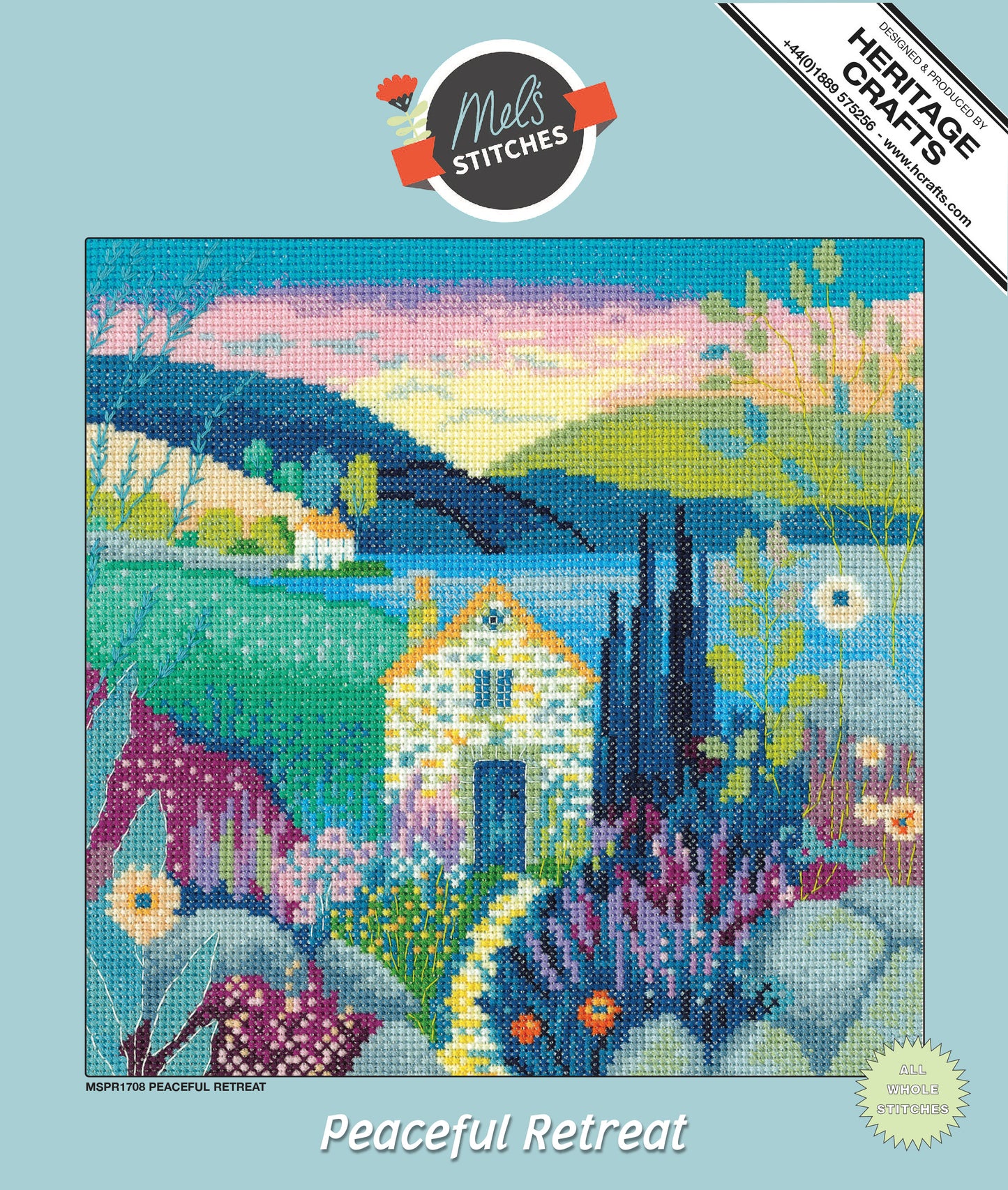 Peaceful Retreat cross stitch kit - MSPR1708
