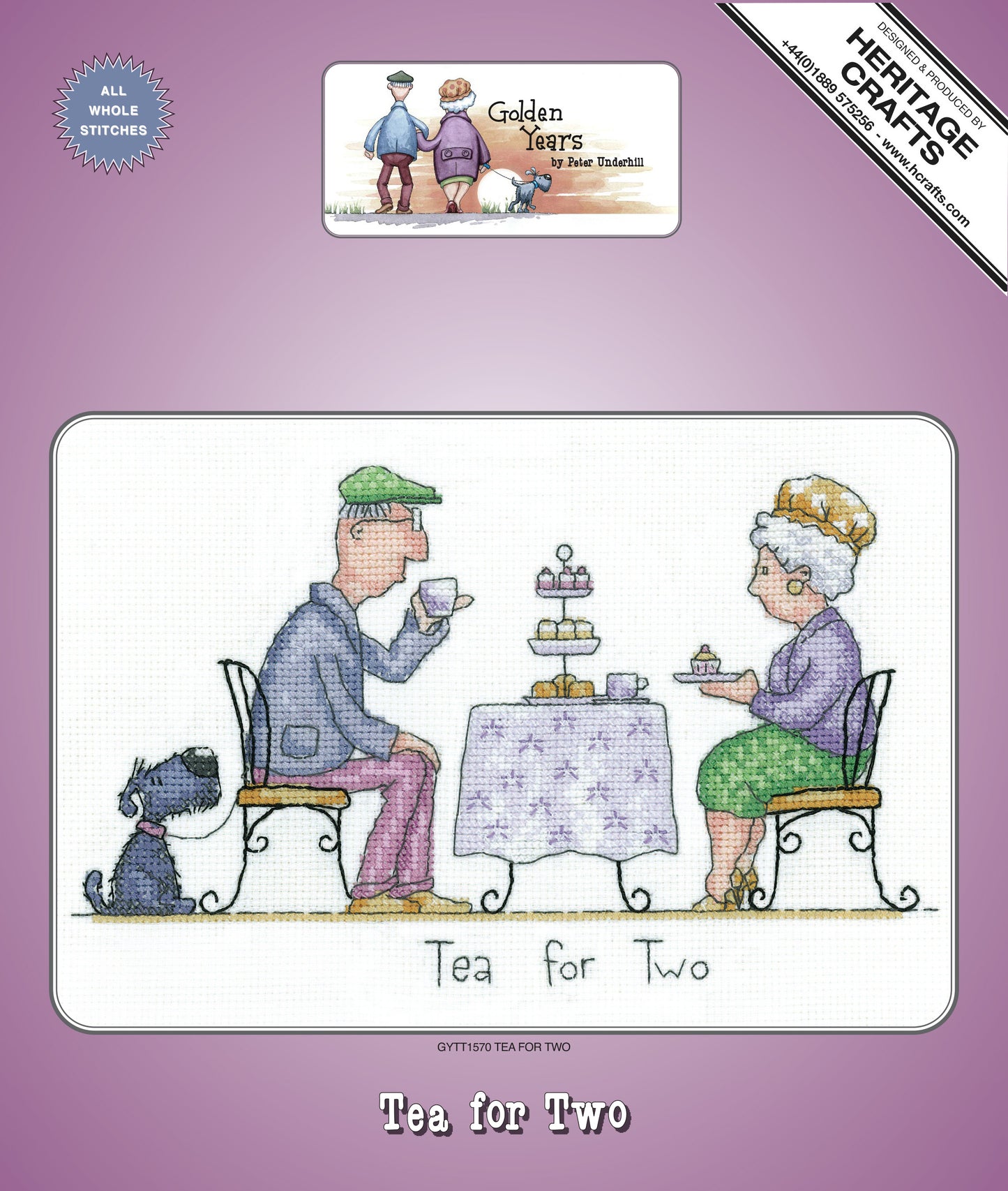 Tea for Two cross stitch kit - GYTT1570