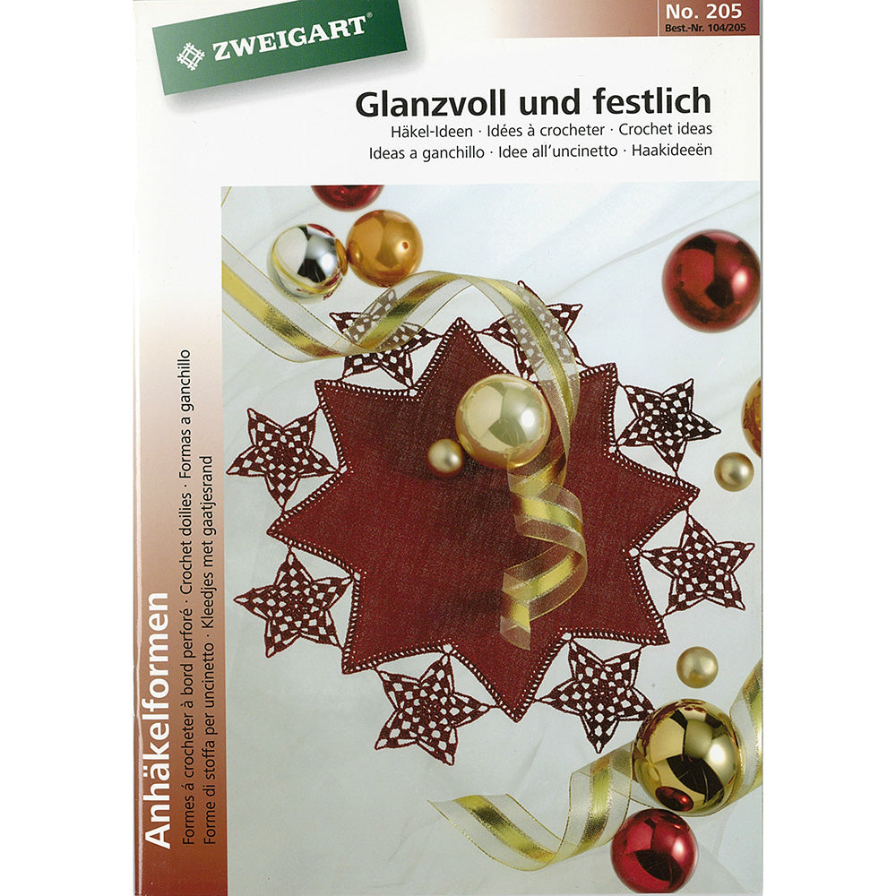 Zweigart Crochet Ideas Booklet - #205 - "Glamorous and Festive"