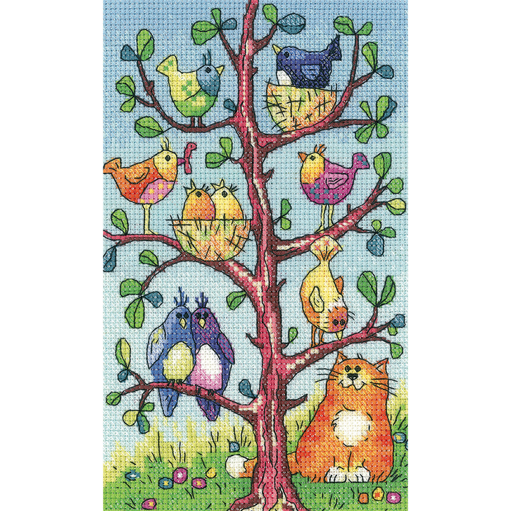 Bird Watching cross stitch chart pack - BFBW1360C