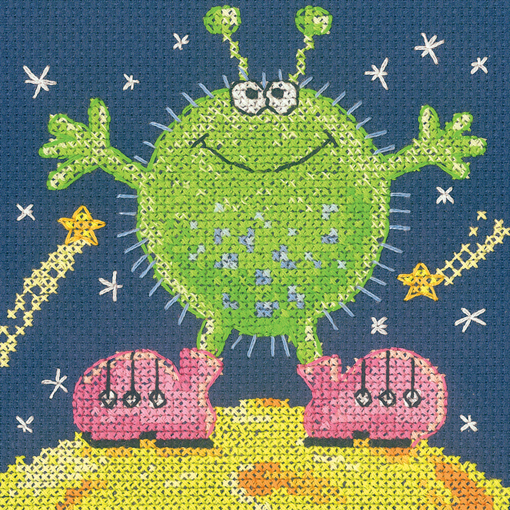 Alien (Critters) cross stitch chart pack - CCAL1197C