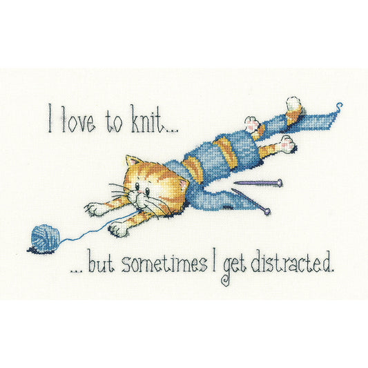 Distracted cross stitch chart pack - CRDS1058C