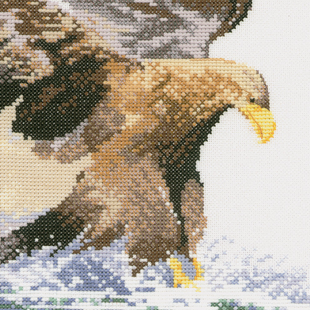 Eagle in Flight cross stitch kit - FFEF481