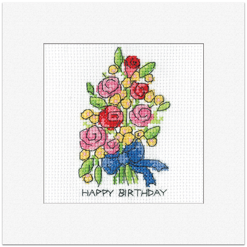 Flower Bouquet Greeting Card - GCFB1754