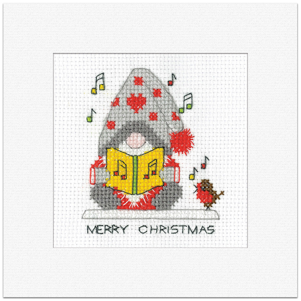 Gonk Christmas Carol Greeting Card cross stitch kit - GOCA1930