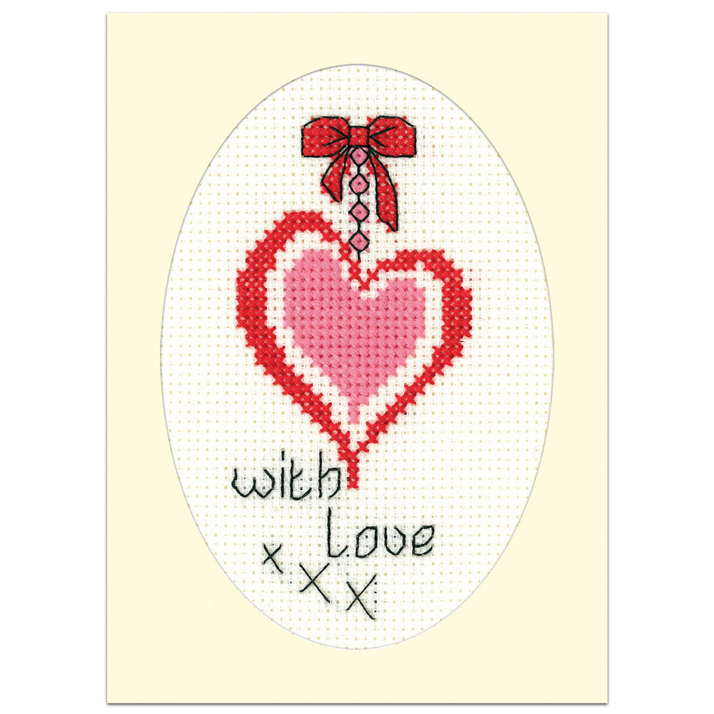 With Love greetings card kit - GWLC1208 (D)
