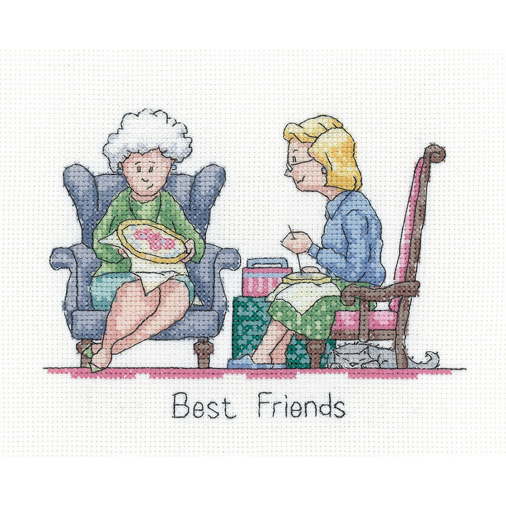 Best Friends (Golden Years) cross stitch kit - GYBF1583