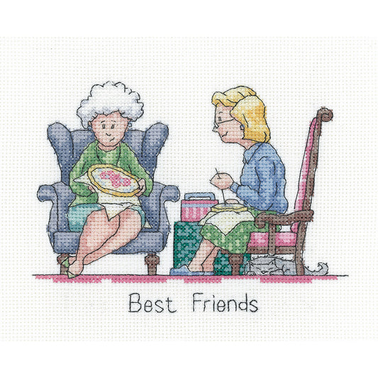 Best Friends (Golden Years) cross stitch kit - GYBF1583