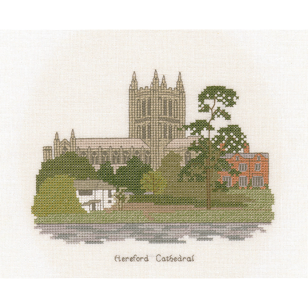 Hereford Cathedral cross stitch chart pack - HC007C