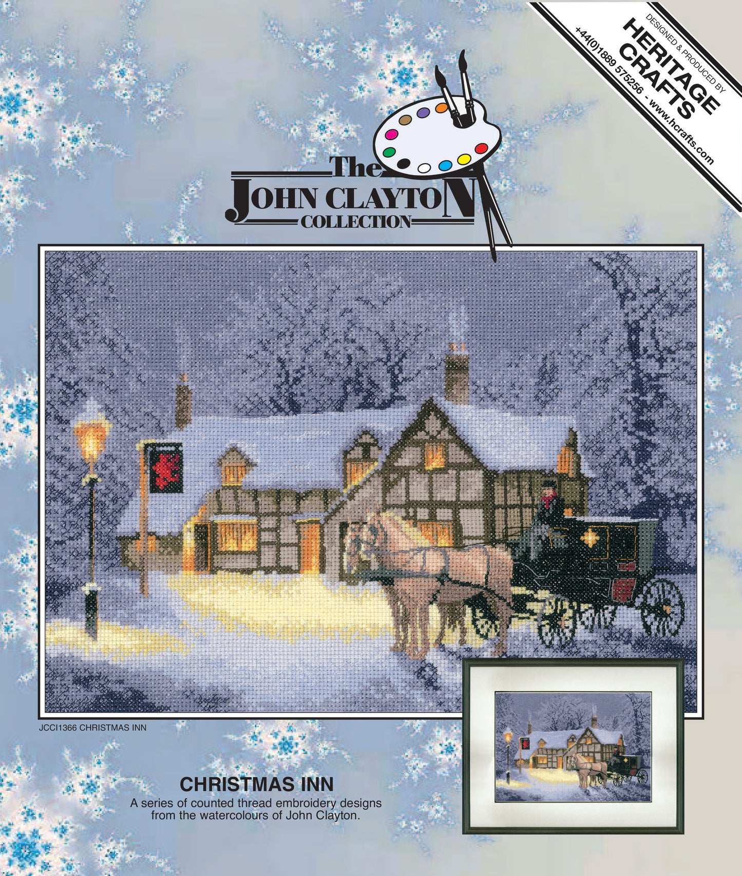 Christmas Inn cross stitch kit - JCCI1366