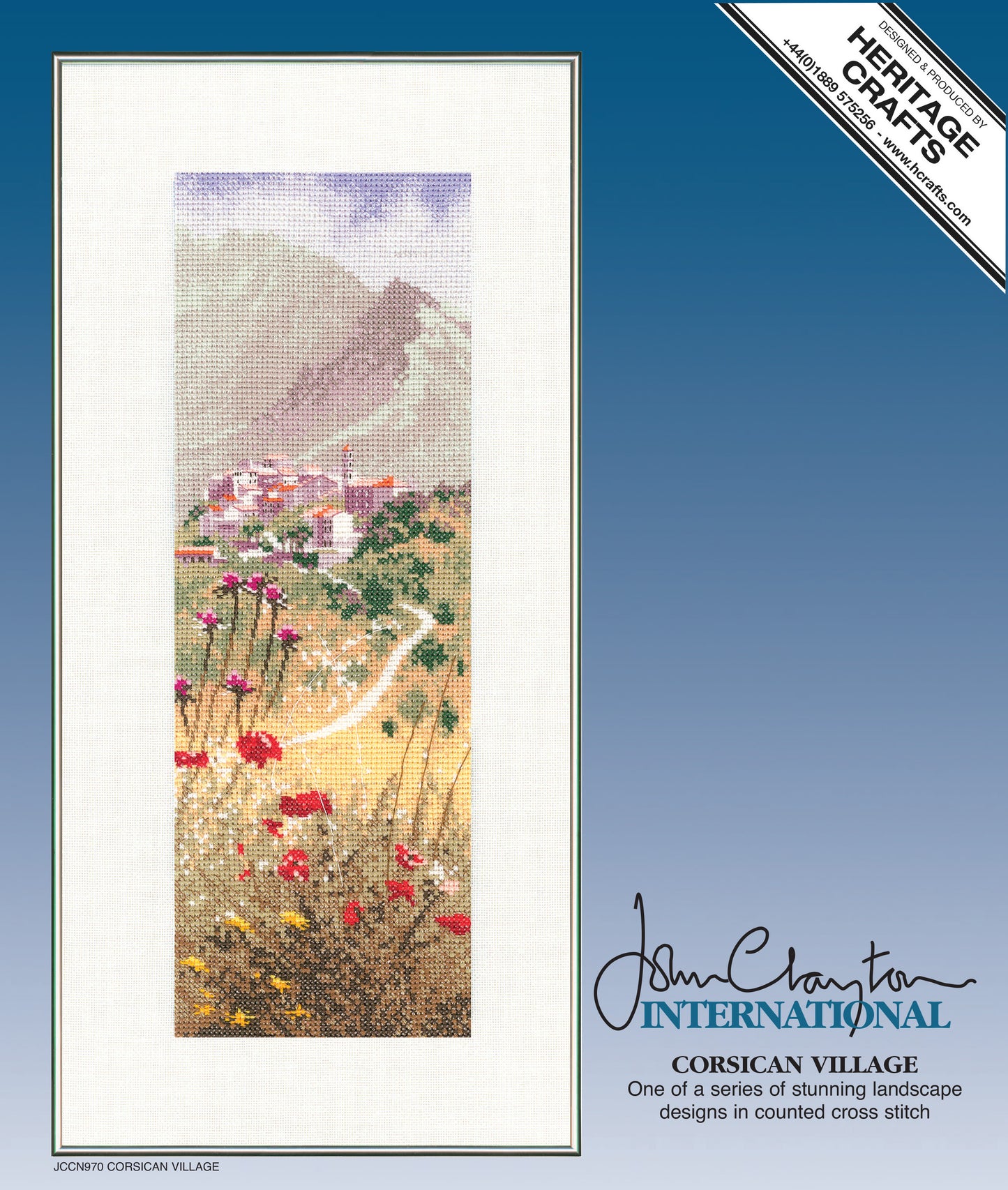 Corsican Village cross stitch chart pack - JCCN970C