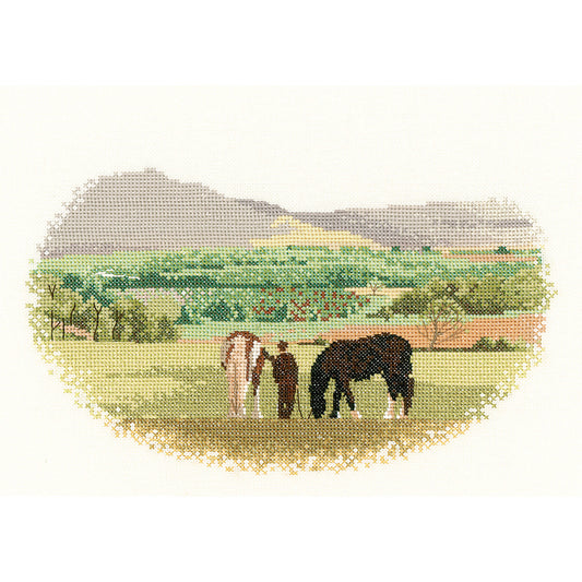 Green Pastures cross stitch chart pack - JCGN862C