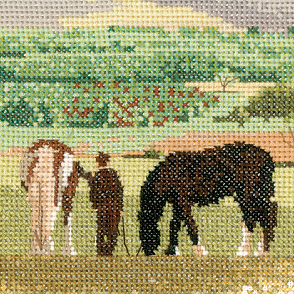 Green Pastures cross stitch chart pack - JCGN862C