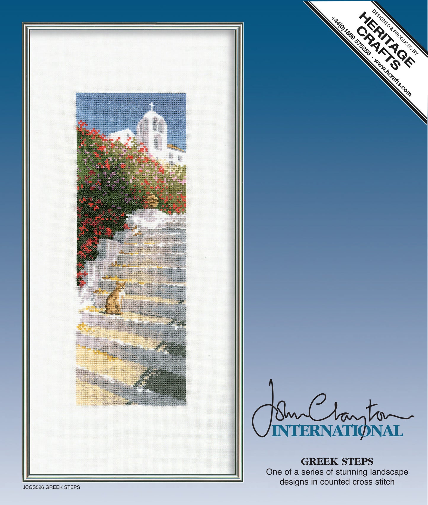 Greek Steps cross stitch kit - JCGS526