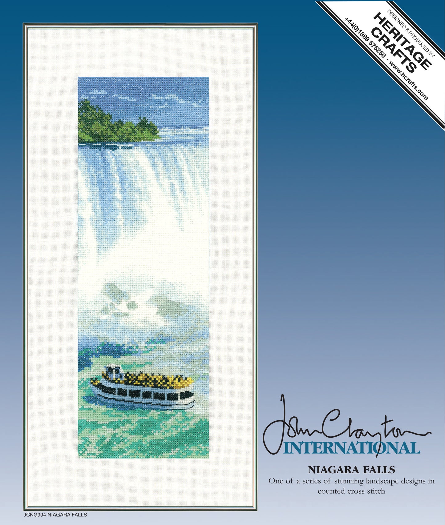 Niagara Falls cross stitch chart pack - JCNG994C