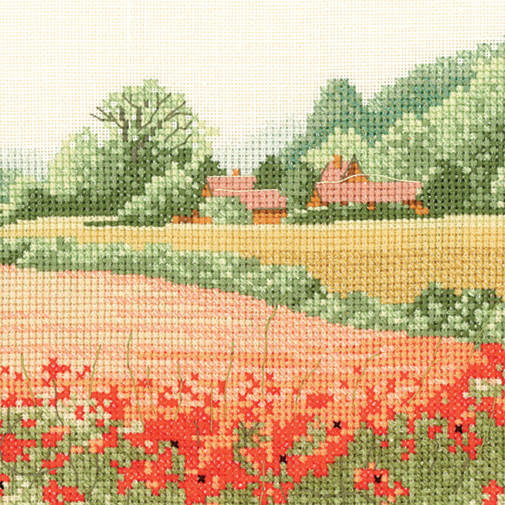 Poppy Farm cross stitch chart pack - JCPF254C