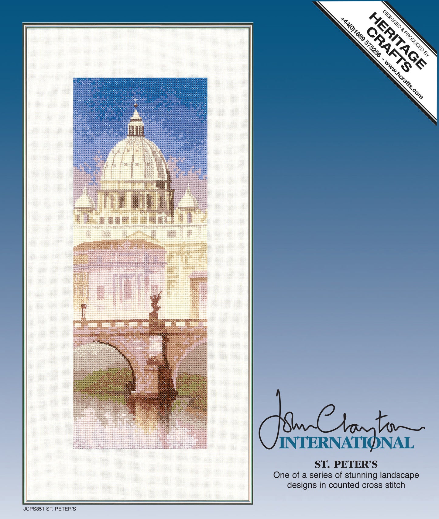 St Peter's cross stitch chart pack - JCPS851C