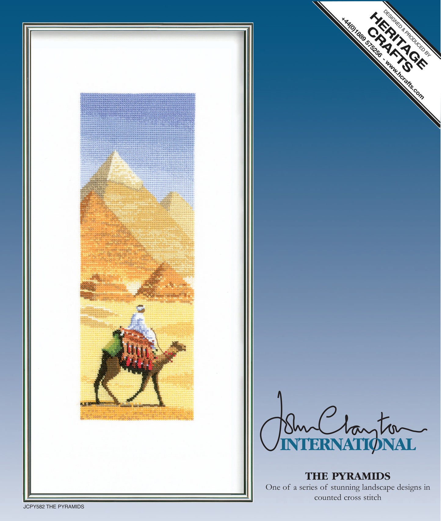 The Pyramids cross stitch chart pack - JCPY582C