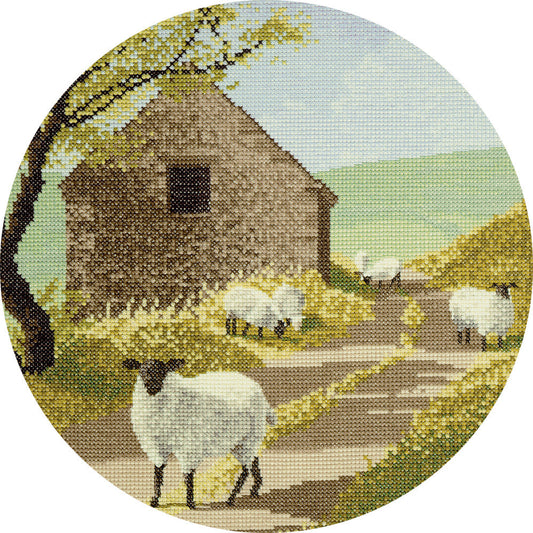 Sheep Track cross stitch kit - JCST244