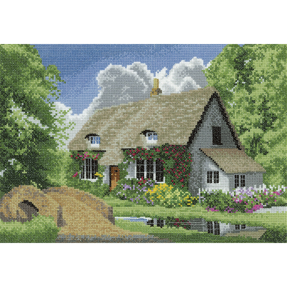 Summer Cottage cross stitch kit - JCSU1625