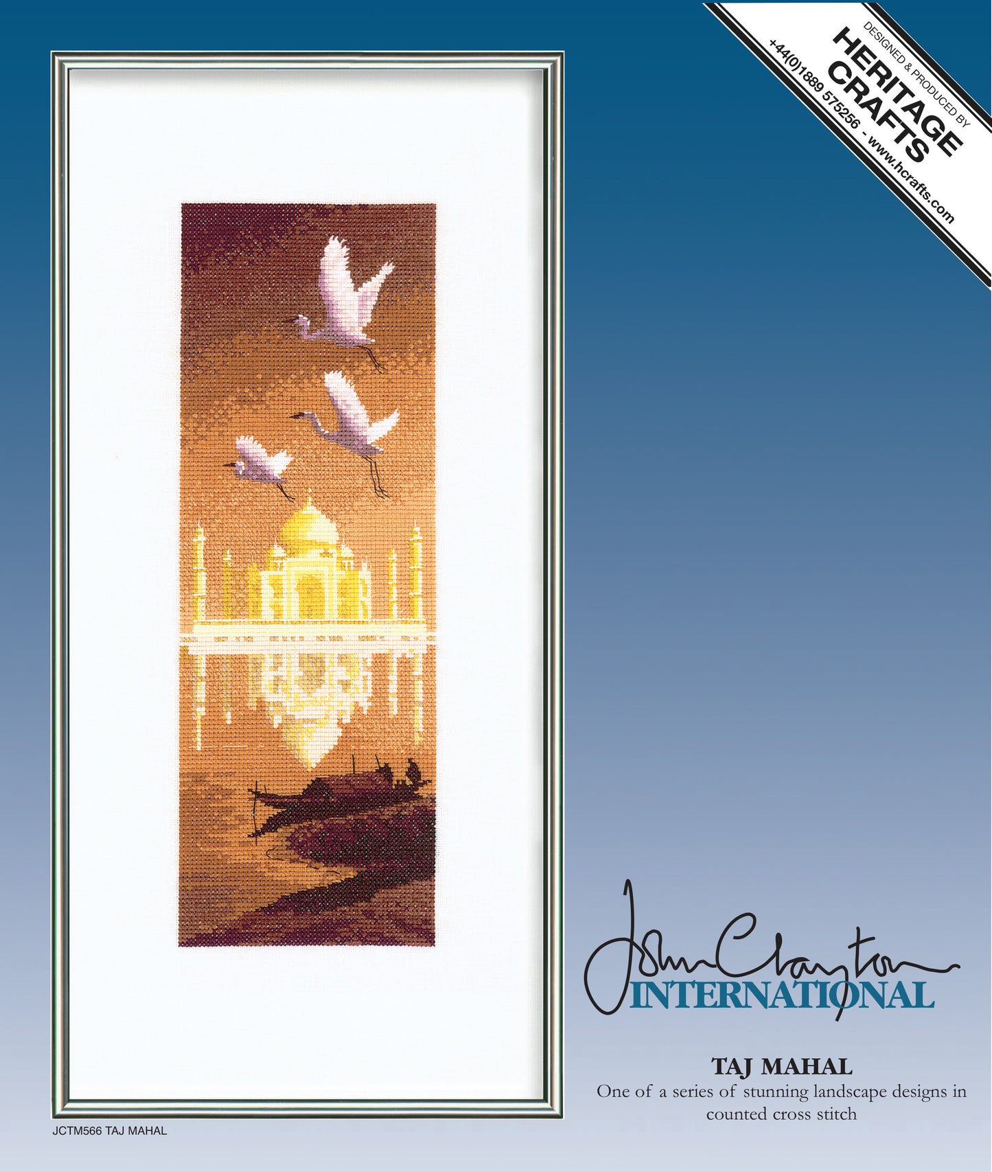 Taj Mahal cross stitch chart pack - JCTM566C