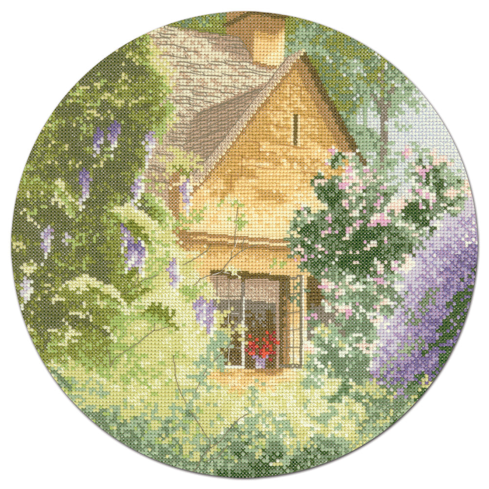 Wisteria Cottage Cross Stitch Kit - JCWC313 (D*)