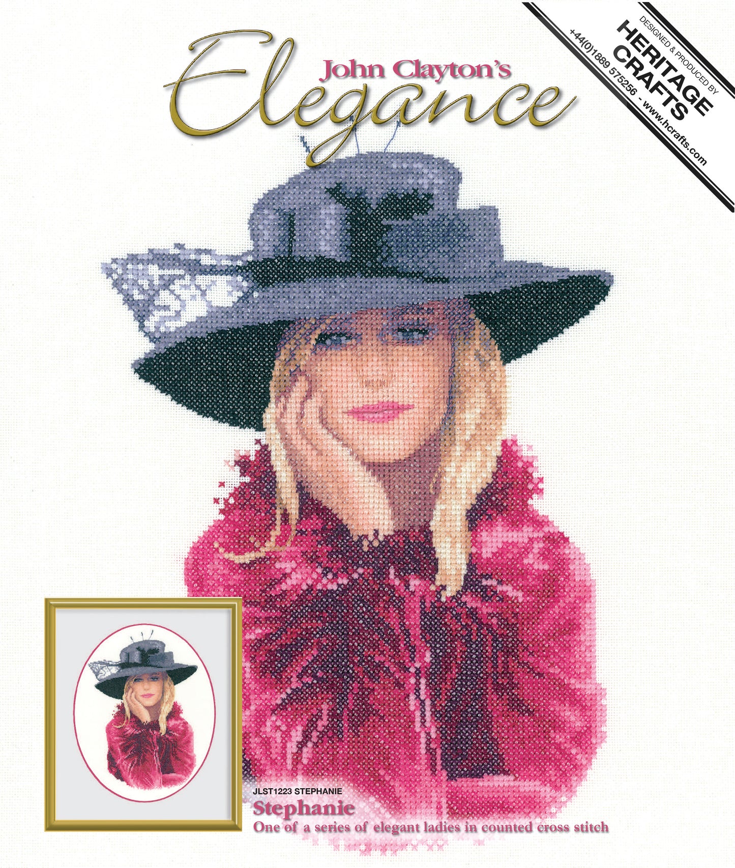 Stephanie cross stitch kit - JLST1223 (D)