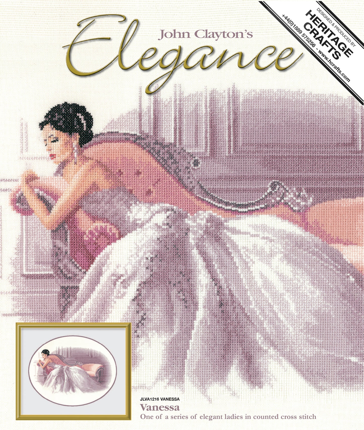 Vanessa cross stitch kit - JLVA1216