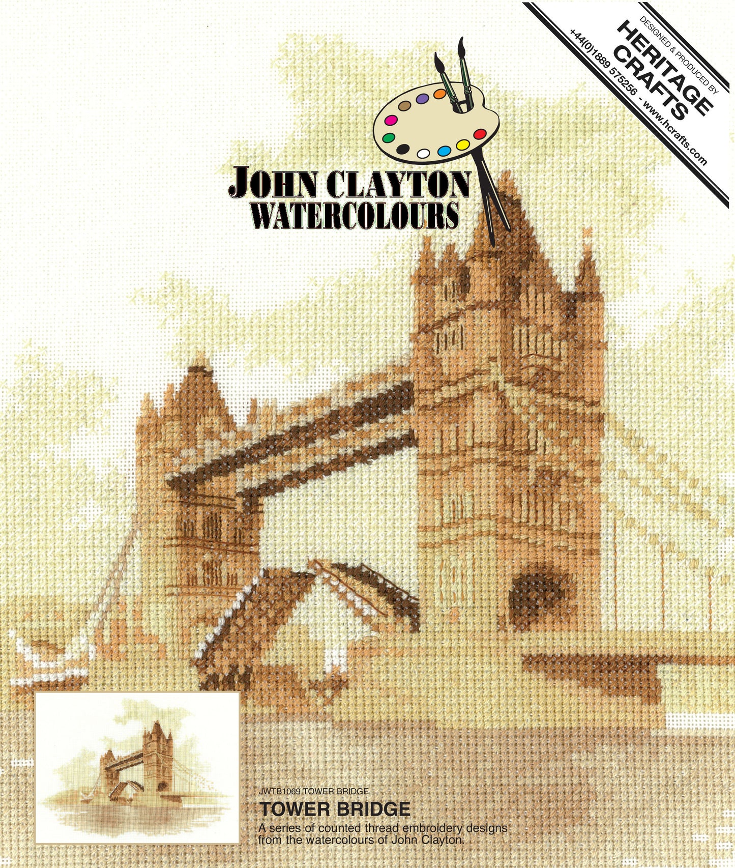 Tower Bridge cross stitch chart pack - JWTB1069C