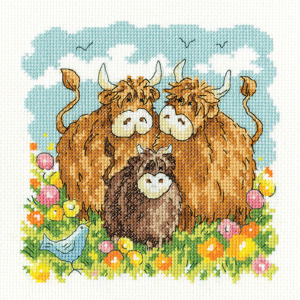 Highland Cows - Four Kits by Karen Carter