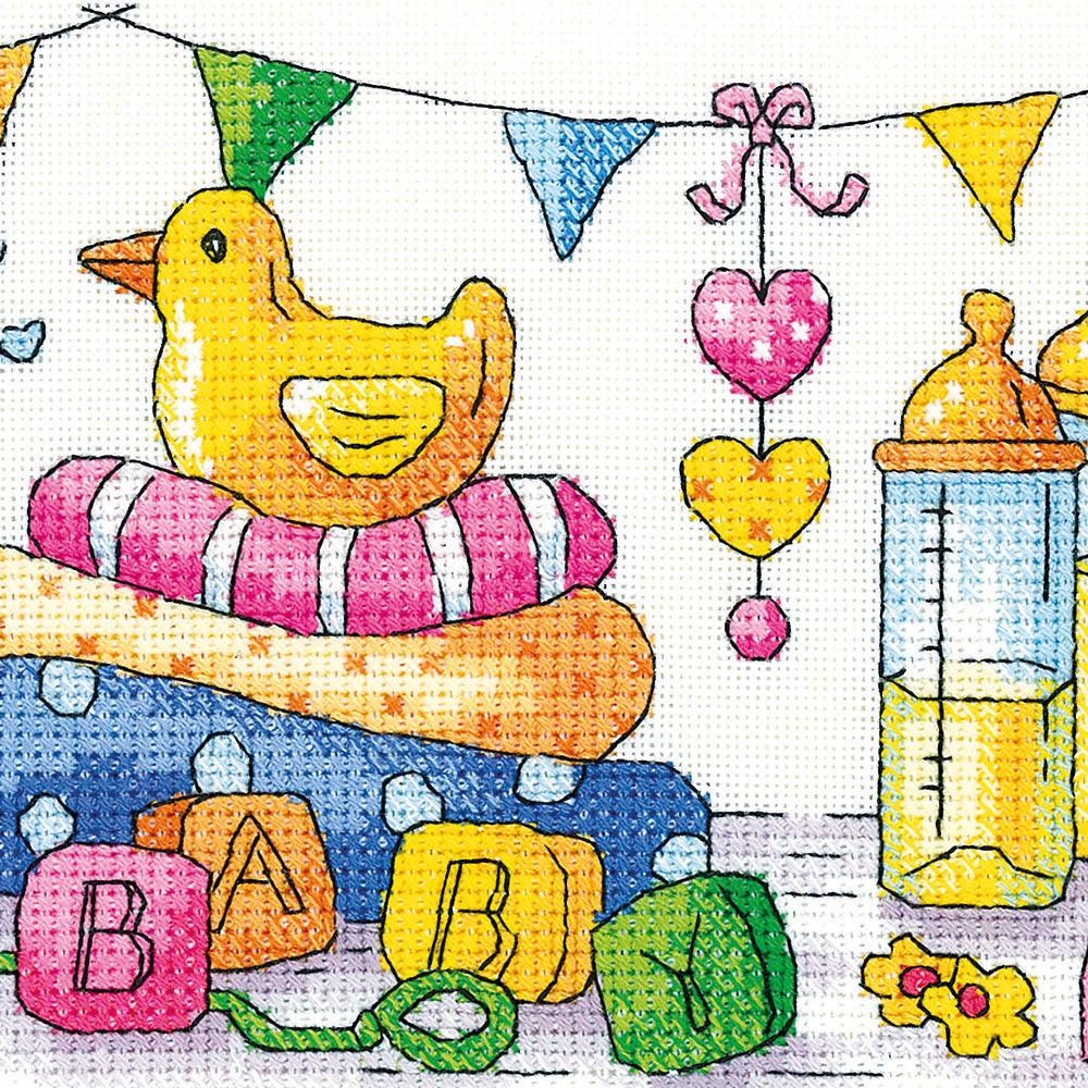 New Baby cross stitch chart pack - KCNB1458C