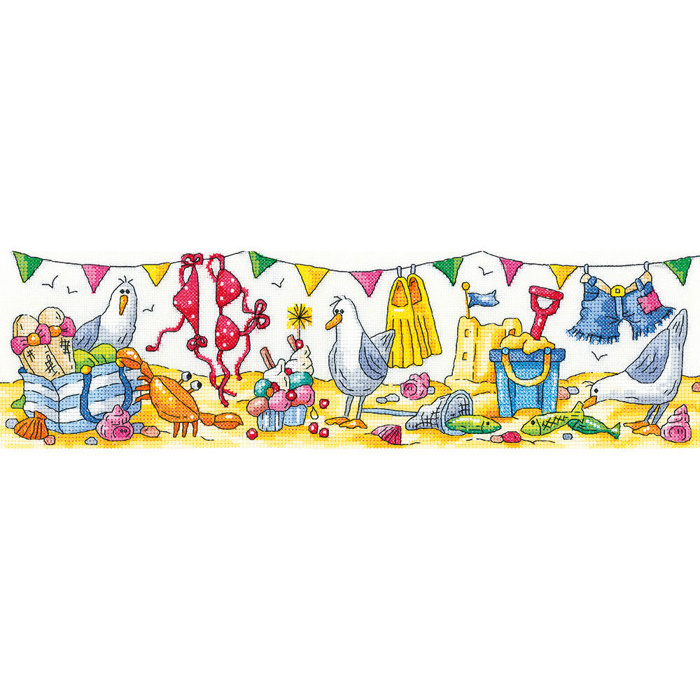 On the Beach cross stitch kit - KCOB1461