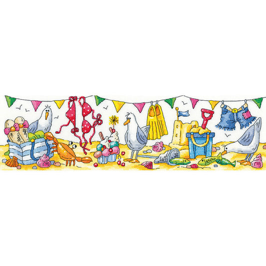 On the Beach cross stitch kit - KCOB1461