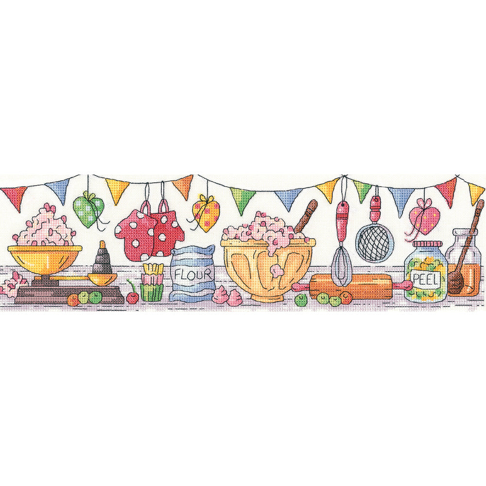 Ready, Steady, Bake cross stitch kit - KCRS1397