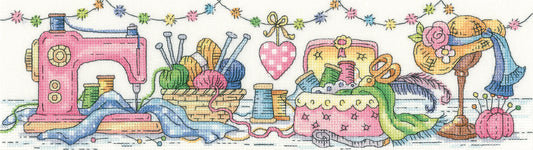 The Sewing Room cross stitch kit - KCSR1398