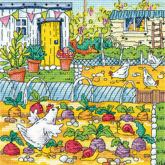 Vegetable Patch cross stitch kit - KCVP1456