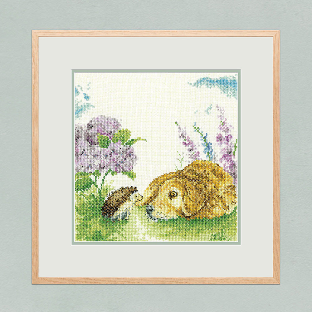 Hydrangea Hideaway cross stitch kit - LCHH1795