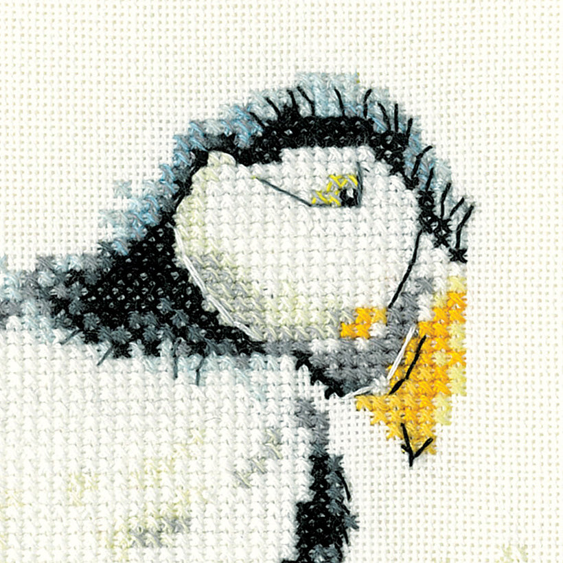 Pickle the Puffin cross stitch kit - LCPK1895