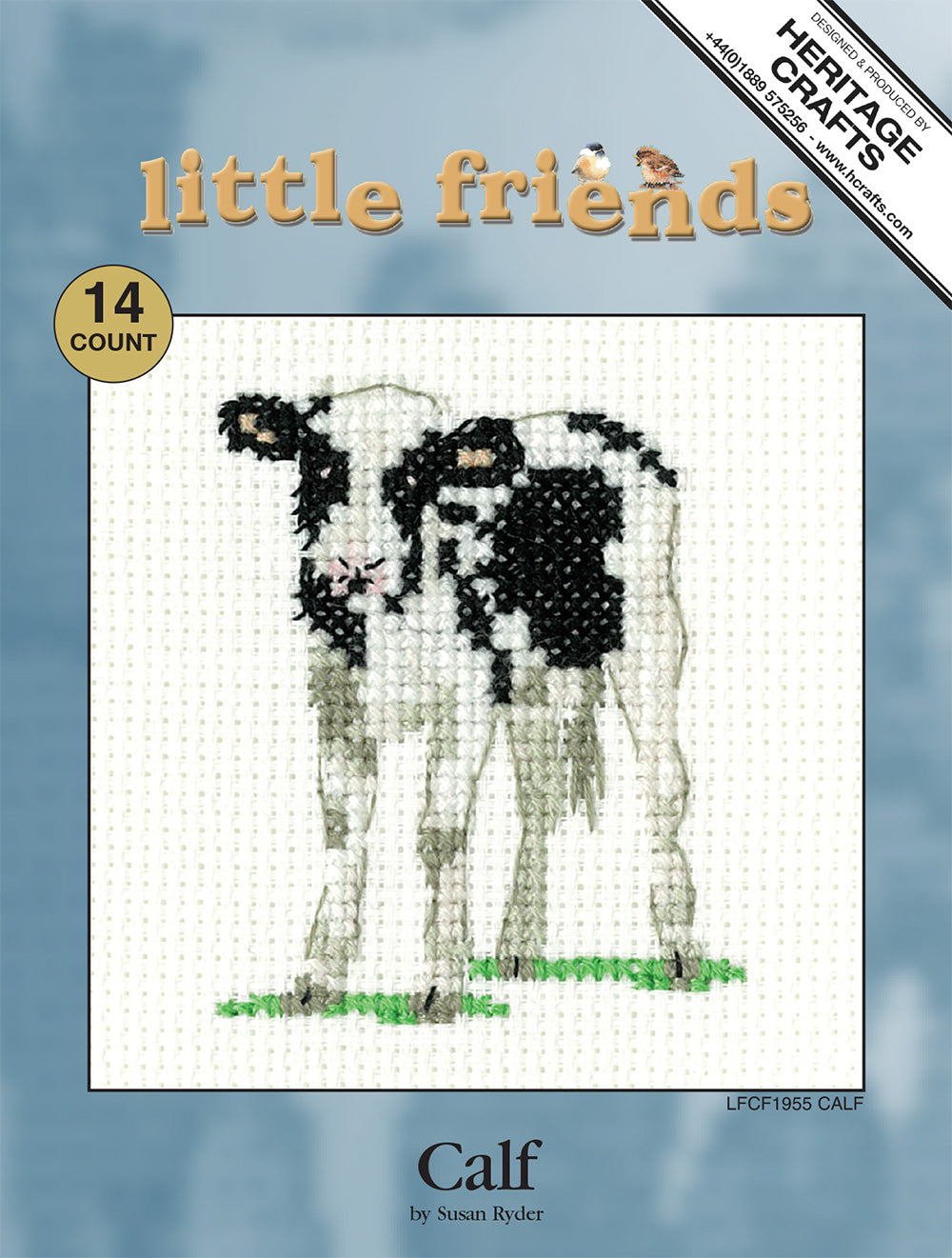 Little Friends Calf cross stitch kit - LFCF1955