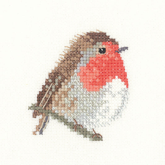 Little Friends Robin cross stitch kit - LFRB1003