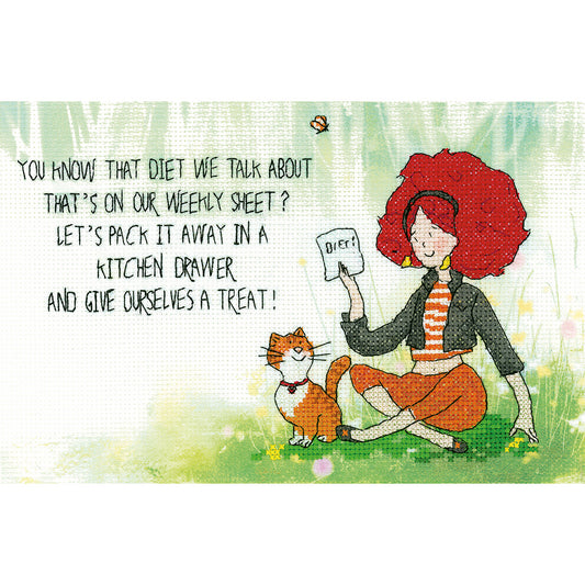 That Diet cross stitch kit - LLTD1505 (D)