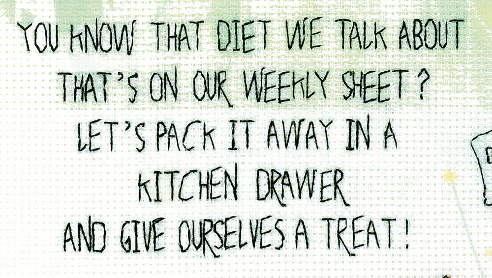 That Diet cross stitch kit - LLTD1505 (D)